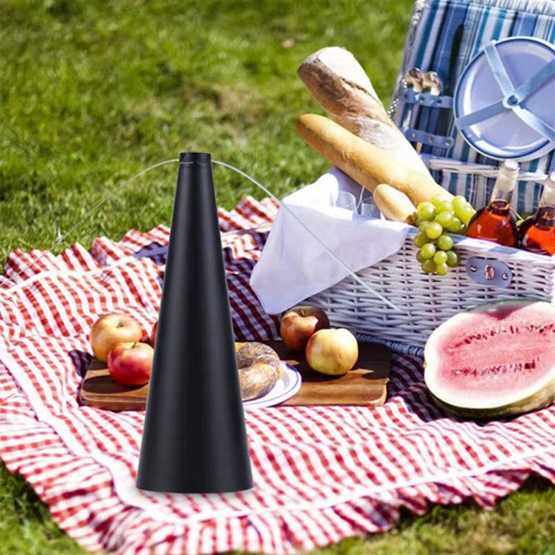 Rechargeable/Dry Cell Outdoor Multifunctional Fly Repellent 360° Rotation Fan-Type Food Protector Pest Drive Away Table Fan