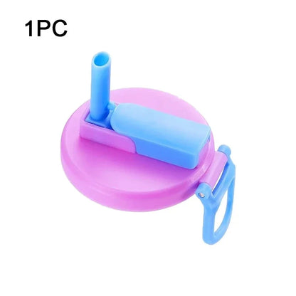Portable Silicone Soda Can Lid with Reusable Straw - Ideal for Canned Beverages, Beer, and Juice