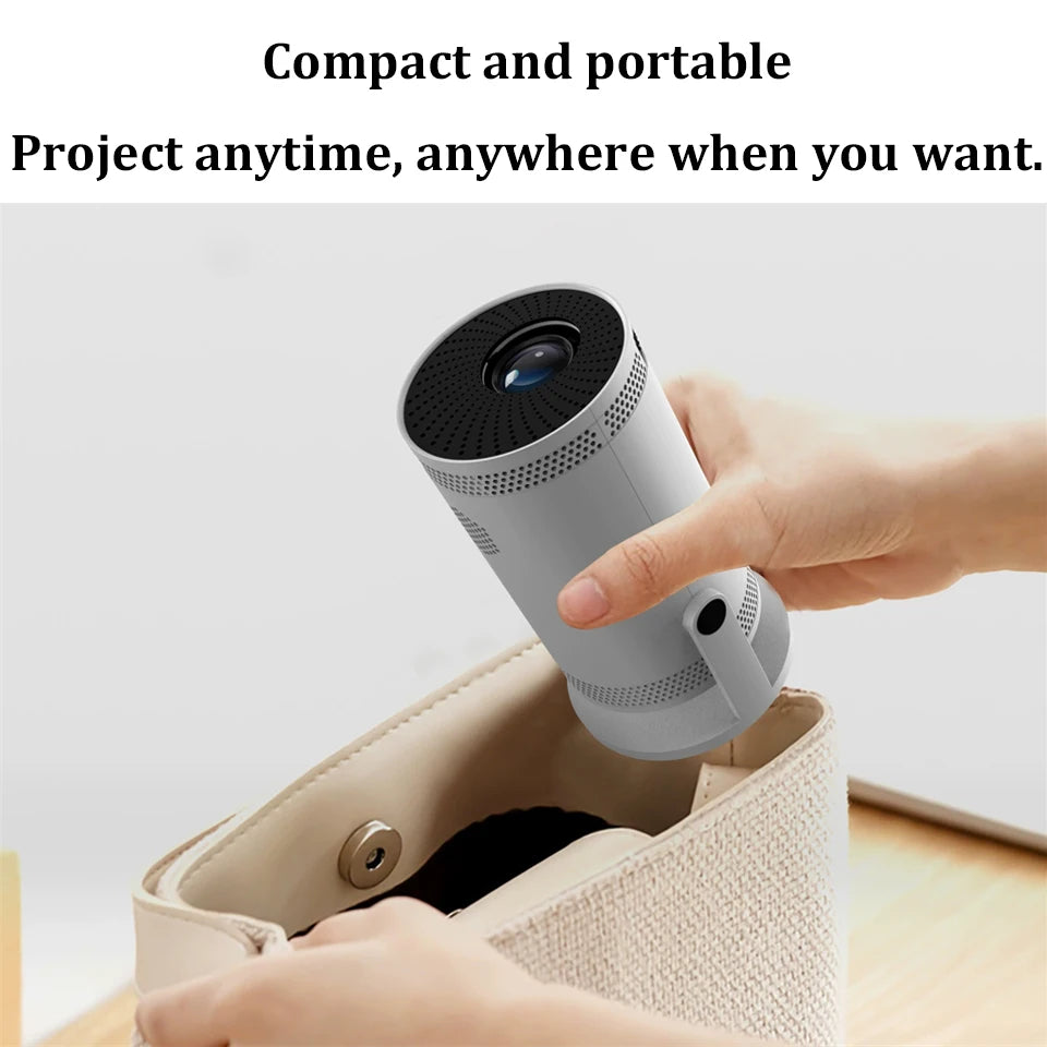 Mini Portable Projector Support 4K 1080P Video