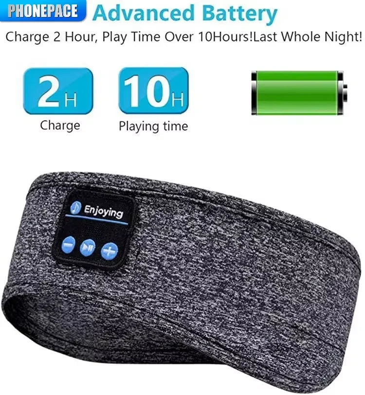 Wireless Bluetooth Music Headband | Sleep & Sports Earphones