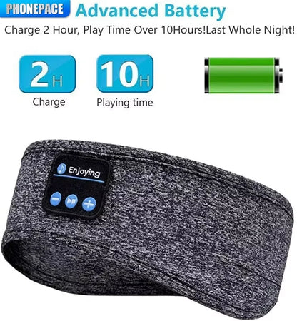 Wireless Bluetooth Music Headband | Sleep & Sports Earphones