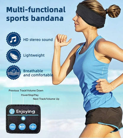 Wireless Bluetooth Music Headband | Sleep & Sports Earphones