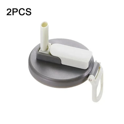 Portable Silicone Soda Can Lid with Reusable Straw - Ideal for Canned Beverages, Beer, and Juice