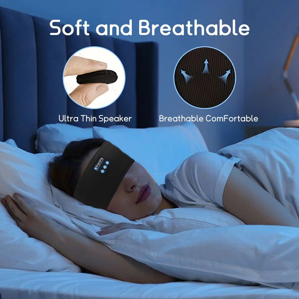 Wireless Bluetooth Music Headband | Sleep & Sports Earphones