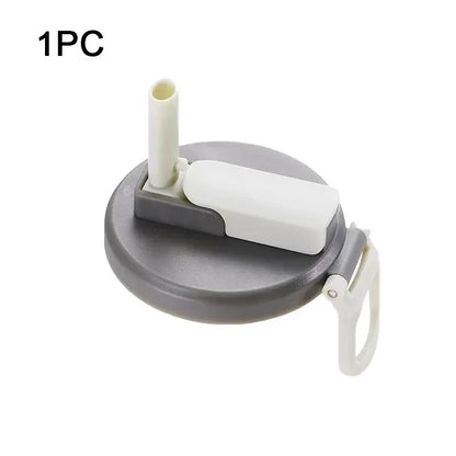 Portable Silicone Soda Can Lid with Reusable Straw - Ideal for Canned Beverages, Beer, and Juice